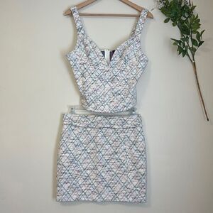 Fab’rik Patterned Top & Skirt Set (2 pieces)